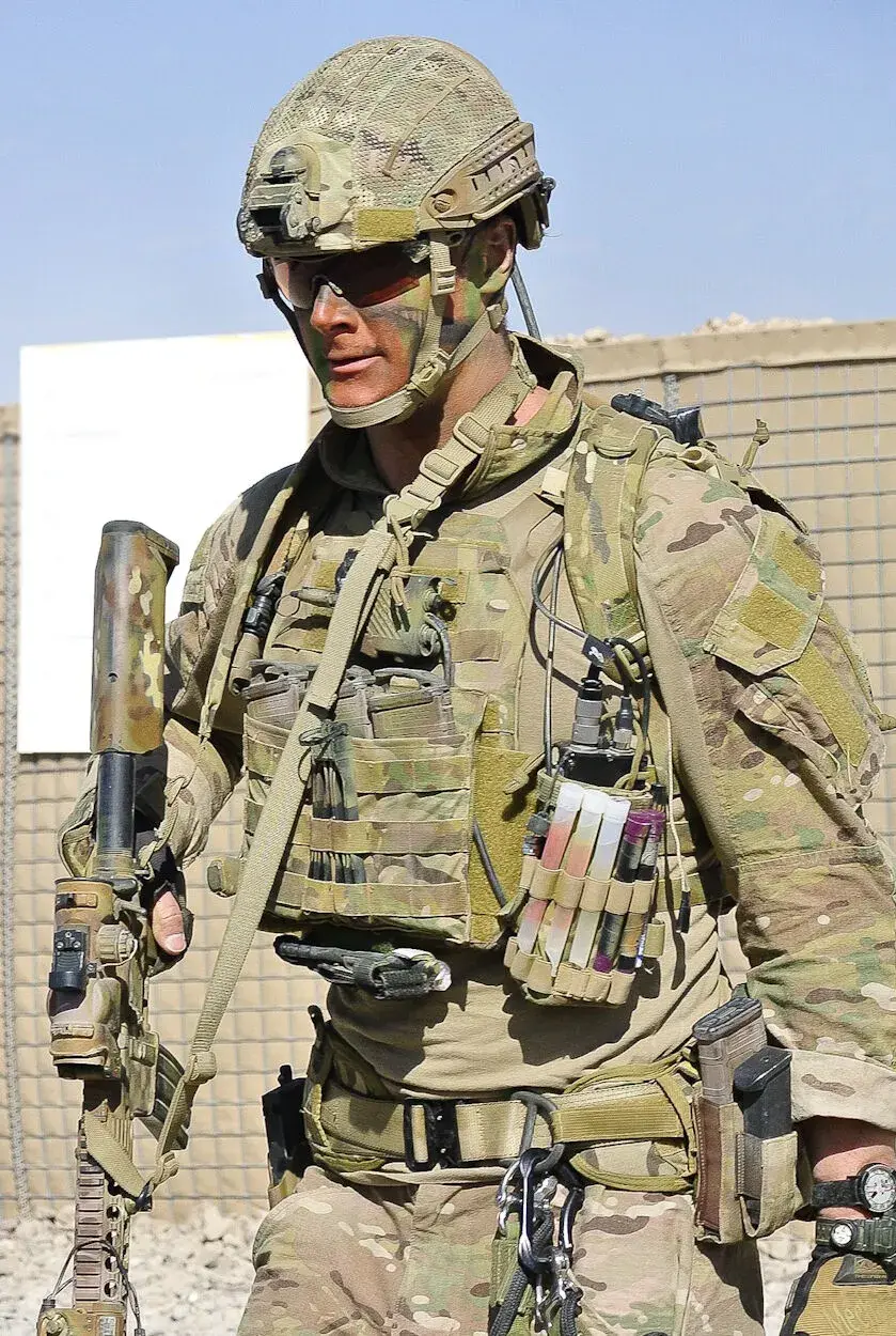 James in tactical gear